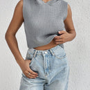 EZwear Chaleco suelto informal con capucha