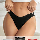3 piezas set tanga simple