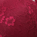Sujetador Sexy De Encaje Para Mujeres Con Lazo Y Decoracion De Brillantes, Diseno Levantado