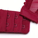 Sujetador Sexy De Encaje Para Mujeres Con Lazo Y Decoracion De Brillantes, Diseno Levantado