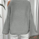 Essnce Jersey De Cuello Alto Y Chunky Para Mujer Con Cuello Asimetrico Y Color Solido