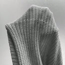 Essnce Jersey De Cuello Alto Y Chunky Para Mujer Con Cuello Asimetrico Y Color Solido