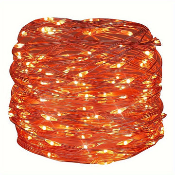 50-Luces De Hadas LED 5 M/16ft, Alimentadas Por 3 Pilas AA, Perfectas Para Navidad, Bodas, Fiestas, Vacaciones Familiares, Reuniones