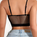 Lenceria Sexy Para Mujeres Con Parches De Malla