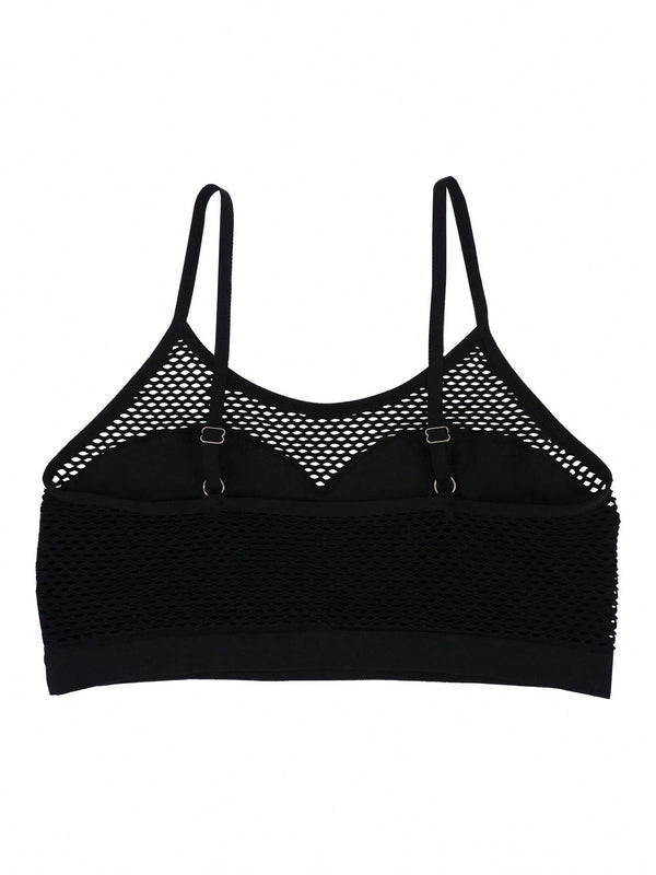 Lenceria Sexy Para Mujeres Con Parches De Malla