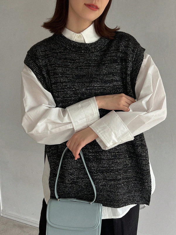 FRIFUL Chaleco De Punto Para Mujer