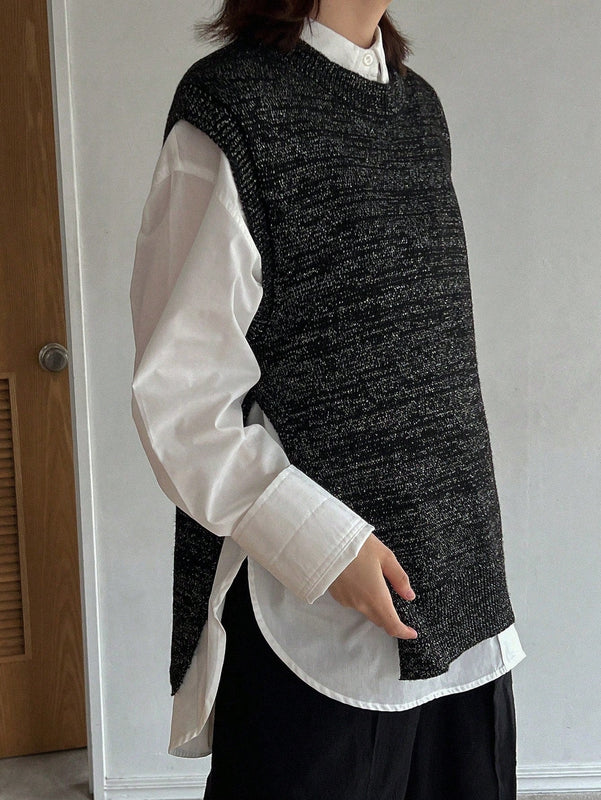 FRIFUL Chaleco De Punto Para Mujer