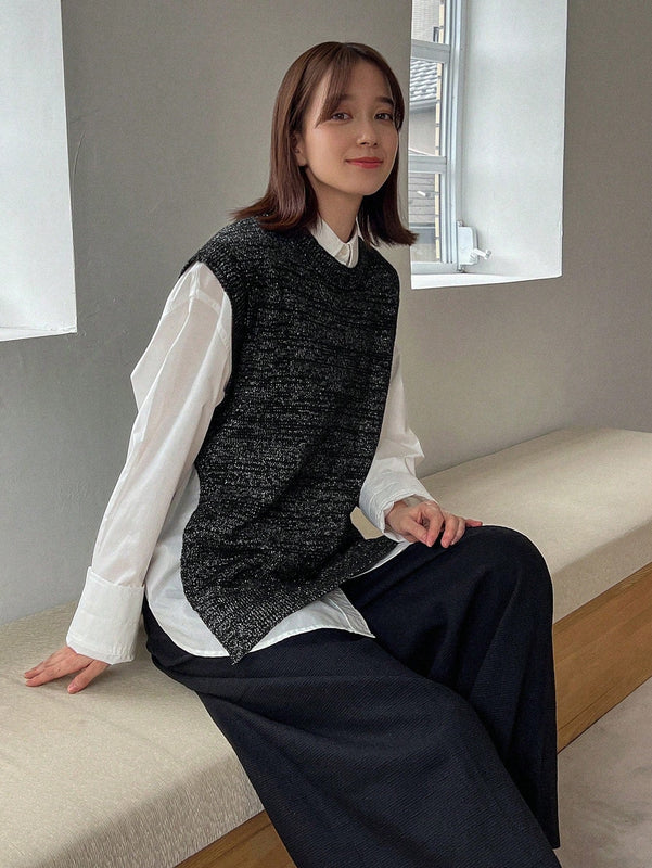 FRIFUL Chaleco De Punto Para Mujer
