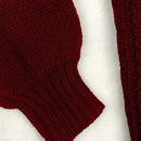 Moosta cardigan informal de manga de globo con nudo delantero de unicolor para otono/invierno