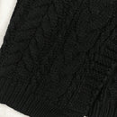 Moosta cardigan casual suelto de unicolor de manga larga con lazada delante para mujer, otono/invierno