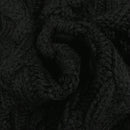 Moosta cardigan casual suelto de unicolor de manga larga con lazada delante para mujer, otono/invierno