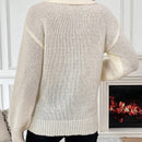Essnce Jersey De Cuello Alto De Mujer De Punto De Color Solido