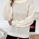 Essnce Jersey De Cuello Alto De Mujer De Punto De Color Solido