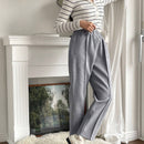 DAZY Pantalones Solidos Con Cintura Elastica