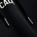 Dazy sudadera con capucha minimalista con estampado de letras para mujer, uso casual diario