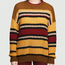 ROMWE Hippie Jersey De Rayas Contrastantes