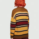 ROMWE Hippie Jersey De Rayas Contrastantes