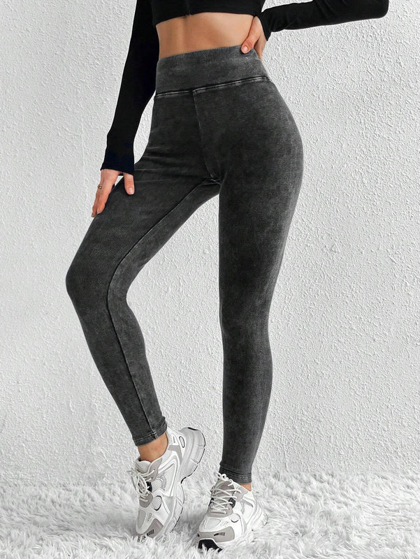 Essnce Pantalones Elasticos De Cintura Ancha Para Mujer Talla Grande