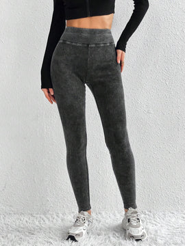 Essnce Pantalones Elasticos De Cintura Ancha Para Mujer Talla Grande
