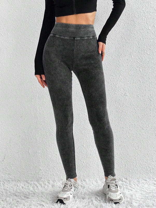 Essnce Pantalones Elasticos De Cintura Ancha Para Mujer Talla Grande