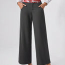 NZTSEVA Pantalones Palazzo Con Cintura Ancha En Camuflaje