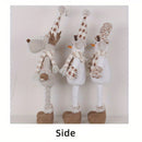 Conjunto de muñecos de nieve y renos coleccionables y estirables para Navidad - Figuras tejidas festivas para decoración navideña, decoración del hogar, 1 paquete/3 paquetes