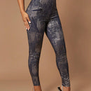 SXY 1 Pieza Pantalones Ajustados Con Estampado Grafico