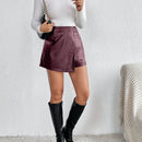 Frenchy Falda Pantalon Con Dobladillo Irregular Para Mujer