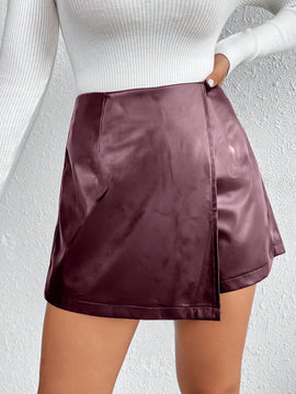 Frenchy Falda Pantalon Con Dobladillo Irregular Para Mujer