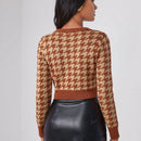 ELPIDA Jersey Corto Con Patron Houndstooth
