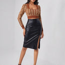 ELPIDA Jersey Corto Con Patron Houndstooth