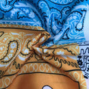 Shorts de playa sueltos casuales con estampado de flores de paisley y nueces de diseno europeo y americano para mujeres en verano