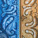 Shorts de playa sueltos casuales con estampado de flores de paisley y nueces de diseno europeo y americano para mujeres en verano