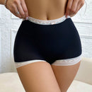 Pantalones Cortos De Mujer Sin Costuras (boxer) Color Negro
