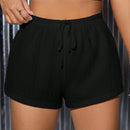 Shorts De Cintura Con Corbata Para Mujeres