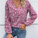 LUNE Camisa Informal De Mujer Con Estampado Floral