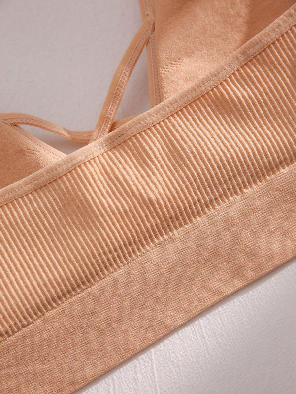 Ropa Interior De Mujer En Color Solido Sin Costuras