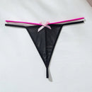 Tanga De Diseno De Lazo Para Mujer Con Bloque De Color