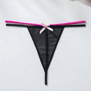 Tanga De Diseno De Lazo Para Mujer Con Bloque De Color