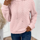 Lune sudadera fuzzy rosa superabrigada para mujer