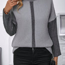 EMERY ROSE Jersey Con Cuello De Abrigo Y Contraste