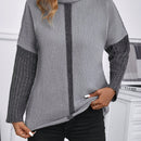 EMERY ROSE Jersey Con Cuello De Abrigo Y Contraste