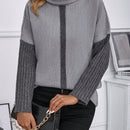 EMERY ROSE Jersey Con Cuello De Abrigo Y Contraste