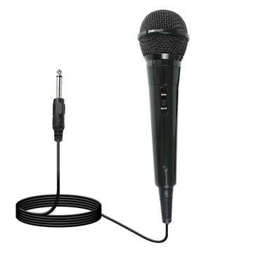 Micrófono dinámico con cable, altavoz con carro para karaoke, micrófono de mano para cantar y grabar, Eid Al-Adha Mubarak