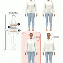 Blusa de cuello alto manga francesa ropa de trabajo