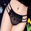 Tanga Sexy De Encaje, Estrella De Bajo Ascenso Con Colgante Transparente De Malla Transpirable Para El Verano