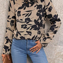 LUNE Camisa De Malla Con Bordado Y Estampado Floral Para Mujer