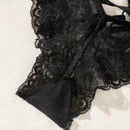 Conjunto de ropa interior romantica y sensual de diseno de encaje para mujeres (5 piezas)