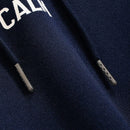 Dazy sudadera con capucha minimalista con estampado de letras para mujer, uso casual diario