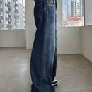 DAZY Jeans Lavados De Cintura Alta Y Pierna Ancha